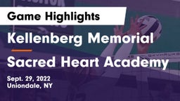 Kellenberg Memorial  vs Sacred Heart Academy Game Highlights - Sept. 29, 2022