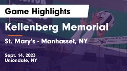 Kellenberg Memorial  vs St. Mary's  - Manhasset, NY Game Highlights - Sept. 14, 2023