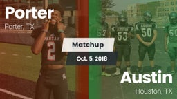 Matchup: Porter  vs. Austin  2018