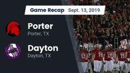 Recap: Porter  vs. Dayton  2019