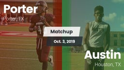 Matchup: Porter  vs. Austin  2019