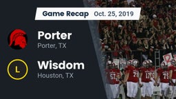 Recap: Porter  vs. Wisdom  2019