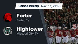 Recap: Porter  vs. Hightower  2019