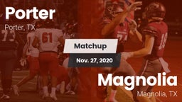 Matchup: Porter  vs. Magnolia  2020