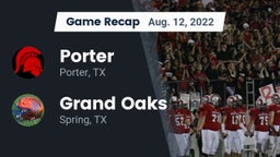 Recap: Porter  vs. Grand Oaks  2022