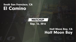 Matchup: El Camino High Schoo vs. Half Moon Bay  2016