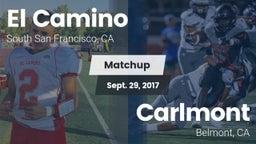 Matchup: El Camino High Schoo vs. Carlmont  2017