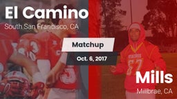 Matchup: El Camino High Schoo vs. Mills  2017