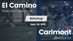 Matchup: El Camino High Schoo vs. Carlmont  2018