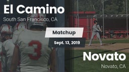 Matchup: El Camino High Schoo vs. Novato  2019