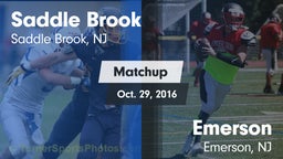 Matchup: Saddle Brook High vs. Emerson  2016