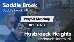 Matchup: Saddle Brook High vs. Hasbrouck Heights  2016