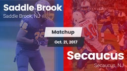 Matchup: Saddle Brook High vs. Secaucus  2017