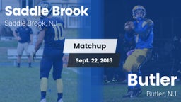 Matchup: Saddle Brook High vs. Butler  2018