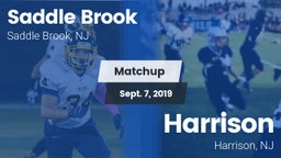 Matchup: Saddle Brook High vs. Harrison  2019
