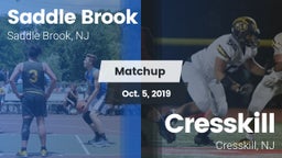 Matchup: Saddle Brook High vs. Cresskill  2019