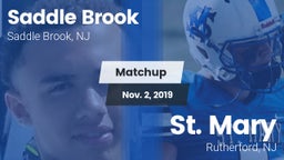 Matchup: Saddle Brook High vs. St. Mary  2019