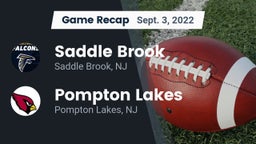 Recap: Saddle Brook  vs. Pompton Lakes  2022