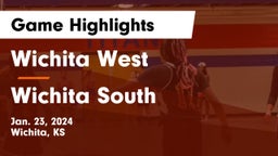 Wichita West  vs Wichita South  Game Highlights - Jan. 23, 2024