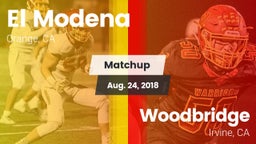 Matchup: El Modena High vs. Woodbridge  2018