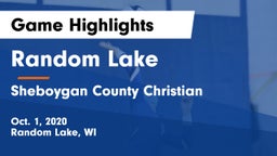 Random Lake  vs Sheboygan County Christian Game Highlights - Oct. 1, 2020