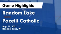 Random Lake  vs Pacelli Catholic Game Highlights - Aug. 25, 2021