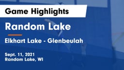 Random Lake  vs Elkhart Lake - Glenbeulah  Game Highlights - Sept. 11, 2021