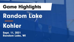 Random Lake  vs Kohler  Game Highlights - Sept. 11, 2021