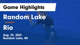 Random Lake  vs Rio Game Highlights - Aug. 25, 2022