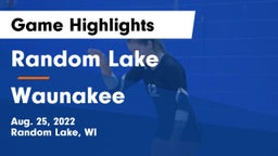 Random Lake  vs Waunakee Game Highlights - Aug. 25, 2022