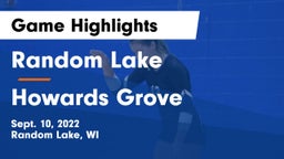 Random Lake  vs Howards Grove  Game Highlights - Sept. 10, 2022