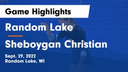 Random Lake  vs Sheboygan Christian  Game Highlights - Sept. 29, 2022