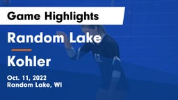 Random Lake  vs Kohler  Game Highlights - Oct. 11, 2022
