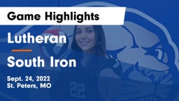 Lutheran  vs South Iron  Game Highlights - Sept. 24, 2022