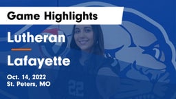 Lutheran  vs Lafayette  Game Highlights - Oct. 14, 2022
