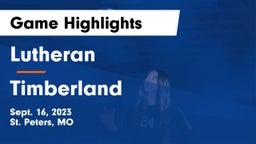 Lutheran  vs Timberland  Game Highlights - Sept. 16, 2023