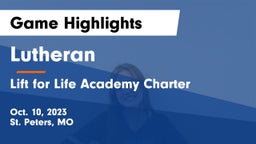 Lutheran  vs Lift for Life Academy Charter  Game Highlights - Oct. 10, 2023