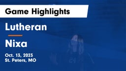 Lutheran  vs Nixa  Game Highlights - Oct. 13, 2023