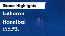 Lutheran  vs Hannibal  Game Highlights - Oct. 23, 2023