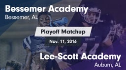 Matchup: Bessemer Academy vs. Lee-Scott Academy 2016