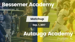 Matchup: Bessemer Academy vs. Autauga Academy  2017