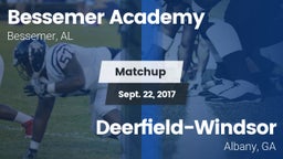 Matchup: Bessemer Academy vs. Deerfield-Windsor  2017