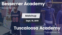 Matchup: Bessemer Academy vs. Tuscaloosa Academy  2019
