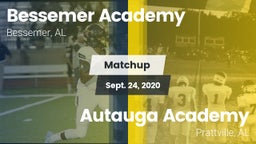 Matchup: Bessemer Academy vs. Autauga Academy  2020
