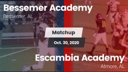 Matchup: Bessemer Academy vs. Escambia Academy  2020