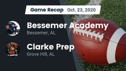 Recap: Bessemer Academy  vs. Clarke Prep  2020