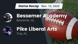 Recap: Bessemer Academy  vs. Pike Liberal Arts  2020