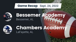 Recap: Bessemer Academy  vs. Chambers Academy  2022