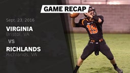 Recap: Virginia  vs. Richlands  2016