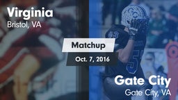 Matchup: Virginia  vs. Gate City  2016
